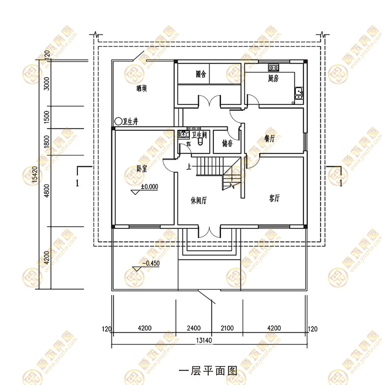 双拼农村房屋设计图